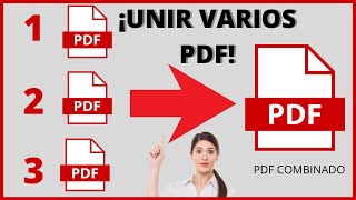 Como UNIR VARIOS PDF en UNO SOLO GRATIS sin programas  Combinar PDF [upl. by Child]