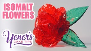 Quick and Easy Pressed ISOMALT FLOWERS Tutorial  Yeners Cake Tips  Yeners Way [upl. by Anival63]