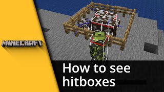 How to see hitboxes in Minecraft ✅ Tutorial [upl. by Nuhsyar]