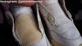 HOW TO UNYELLOW AIR JORDAN IV NETTING [upl. by Qifar698]