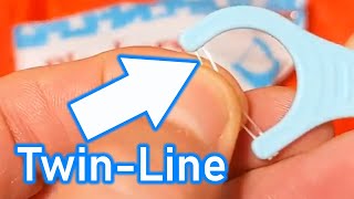 Review Plackers TwinLine Dental Floss Picks Best Easiest Way to Floss [upl. by Elton666]