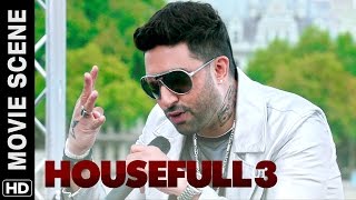 Ma Bhen rap by Abhishek Bachchan  Housefull 3  Movie Scene [upl. by Erbe]