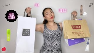 HAUL SOLDE ETE 2024 COS Uniqlo La vallée village [upl. by Urien957]