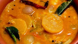 How to prepare Radish Sambar  Mullangi Sambar Recipe  Mullangi Sambar for Rice  Tasty Pots [upl. by Katzen]