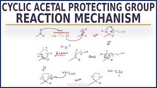 Cyclic Acetal Protecting Group Reaction and Mechanism [upl. by Heuser]