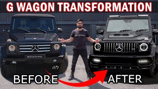 I TRANSFORMED AN OLD MERCEDES GWAGON INTO A NEW 2021 G63 [upl. by Marko263]