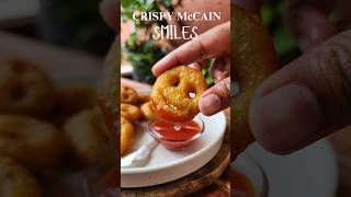 Homemade Crispy McCain Smiles Recipe shorts [upl. by Haianeb]