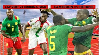 Team CAN2021 débriefing Cameroun vs Ethiopie  CapVert vs Burkina Faso [upl. by Mabel]