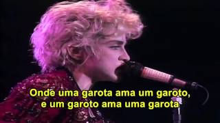 Madonna La Isla Bonita Live 1987 Tradução [upl. by Ikoek]