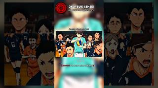 Feeling First Haikyuu anime animeshorts animeedit shorts haikyuu haikyuuedit volleyball [upl. by Hulda]