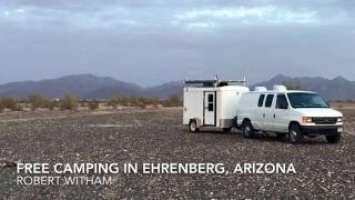 Free BLM Dispersed Camping in Ehrenberg Arizona  Video Tour [upl. by Yarled260]