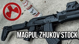 Magpul Zhukov AK47 Stock Review with Saiga SGL21 [upl. by Jovita919]