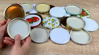 Amazing Recycle Ideas with Jar Lids [upl. by Amandi628]