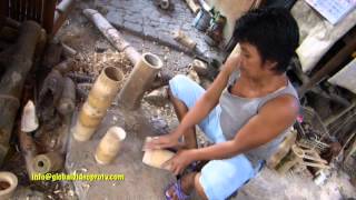 HOW TO MAKE EXOTIC BAMBOO FURNITURE LIFESTYLE CEBU PHILIPPINES [upl. by Perni]