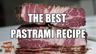 how to make PASTRAMI  Home Cured Pastrami Recipe [upl. by Oeram]