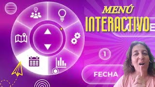 ¿Cómo hacer un MENU INTERACTIVO [upl. by Essilevi174]