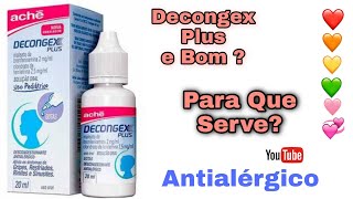 Decongex Plus Para Gripes  Resfriados Renite e Sinusite Descongestionante AntialÃ©rgico [upl. by Ellehcram559]