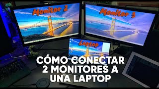 Cómo conectar dos monitores a una Laptop [upl. by Ayet555]