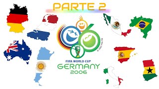 RESUMEN MUNDIAL ALEMANIA 2006 🇩🇪PARTE 2 COUNTRYBALLS [upl. by Ikuy]