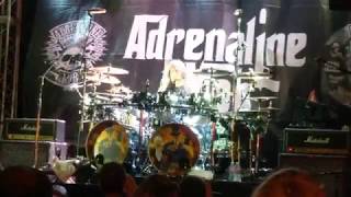 Adrenaline Mob  Jordan Cannata Drum Solo  Dallas TX  11July2017 [upl. by Ateuqahs]