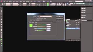 Creating CMYK amp Pantone swatches  InDesign CC Tutorial 520 [upl. by Gerg19]