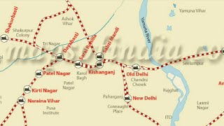 Delhi Railway Route Map [upl. by Niryt]