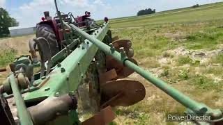 Finally plowing with the Massey 1130 and John Deere plow [upl. by Obed]