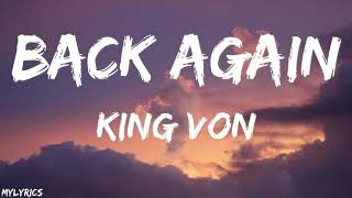 King Von amp Lil Durk “We Back Again” feat Prince Dre Lyrics [upl. by Elnukeda523]