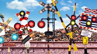 【 踏切アニメ 】 廃踏切を修復した踏切 😂😂😂 Railroad Crossing that Repaired an Abandoned Railroad Crossing [upl. by Ariik]