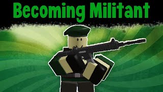 Becoming Militant in TDS Frontline  ROBLOX [upl. by Nordin280]