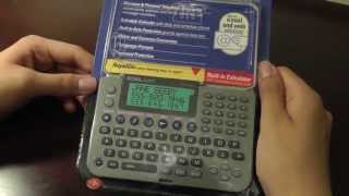 Royal Business Machines Electronic Organizer DM3070 Unboxing [upl. by January]