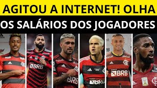 ⚽😳VEJA OS ALTOS SALÁRIOS DOS JOGADORES DO FLAMENGO [upl. by Sac306]