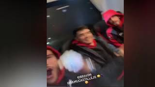 Milan players singing quotPioli is on firequot [upl. by Branch606]