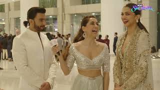 Deepika Padukone Ranveer Singh Teared Up At NMACC Launch  Heres Why  Power Couple Get Candid [upl. by Ansley]