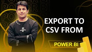 28 View Data and Export in CSV from Power BI Visuals  Power BI Tutorials for Beginners [upl. by Amling]