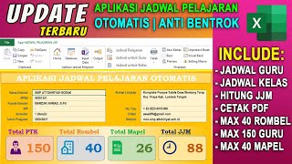 TERBARU  Aplikasi Jadwal Pelajaran Lengkap  Full Version [upl. by Pisarik143]