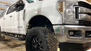 Fox Steering Stabilizer Install on Ford F250 [upl. by Nnylkcaj]