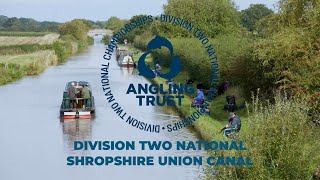 Angling Trust Division Two National  Shropshire Union  Trent and Mersey Canal  Match Fishing [upl. by Pablo]