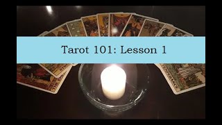 How to Read Tarot Cards  Tarot 101  Lesson 1 Shuffling Drawing Cards and Simple Spreads [upl. by Lebama]