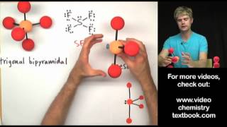 VSEPR Theory Part 2 Trigonal Bipyramidal Family [upl. by Beauregard287]