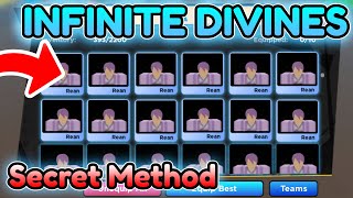 BEST WAY TO GET INFINITE DIVINES SECRET METHOD IN Anime Fighters Simulator [upl. by Kristianson256]