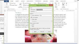 Microsoft Word  Marking Index Entries [upl. by Elatsyrk616]