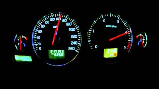 Volvo V70 D5 24 diesel  0200 kmh acceleration [upl. by Lenka]