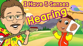 I Have 5 Senses  Hearing  Jack Hartmann Sense of Hearing [upl. by Nidnerb470]