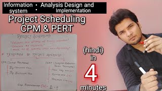 Project Scheduling  CPM and PERT explained in hindi  Akant 360 [upl. by Maris584]