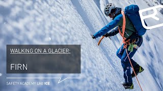 Walking techniques high alpine tours on firn with crampons amp ice axe – Tutorial 918  LAB ICE [upl. by Ramaj]