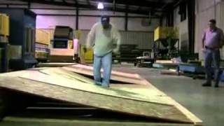 AdvanTech vs Competitor OSB Plywood Strength Test  Glenbrook U [upl. by Pollak621]