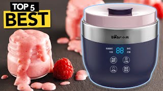 ✅ TOP 5 Best Yogurt Maker 2024  Buyers Guide [upl. by Htebasil]