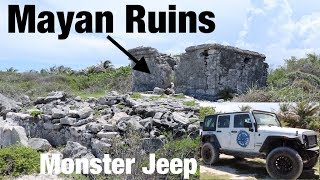 Mayan Ruin Monster Jeep Offroad Excursion Cozumel Mexico [upl. by Rape]