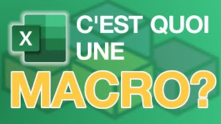 Cest quoi une MACRO dans EXCEL [upl. by Twitt]